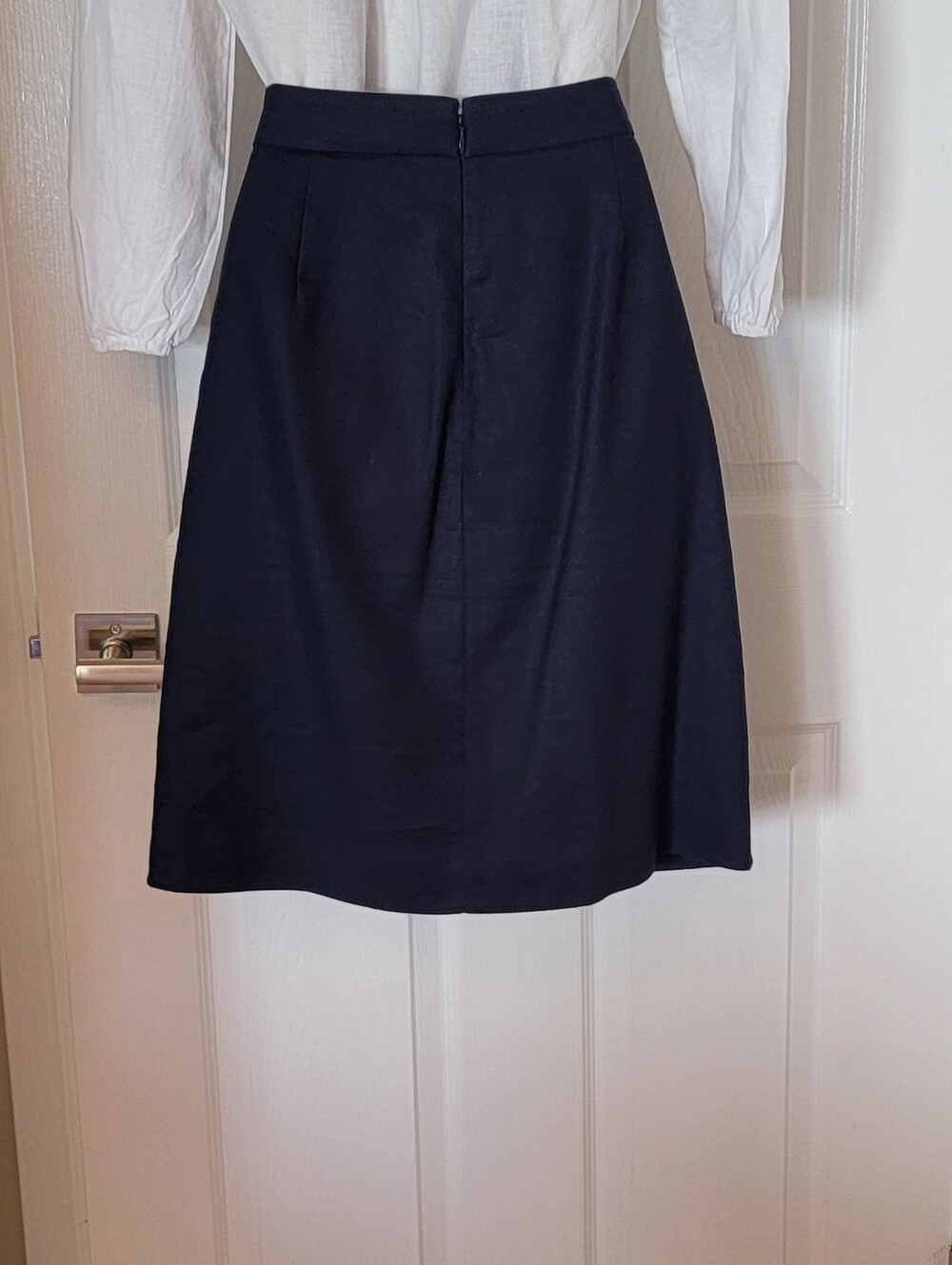 J CREW Linen A-Line Skirt - Picture 6 of 11